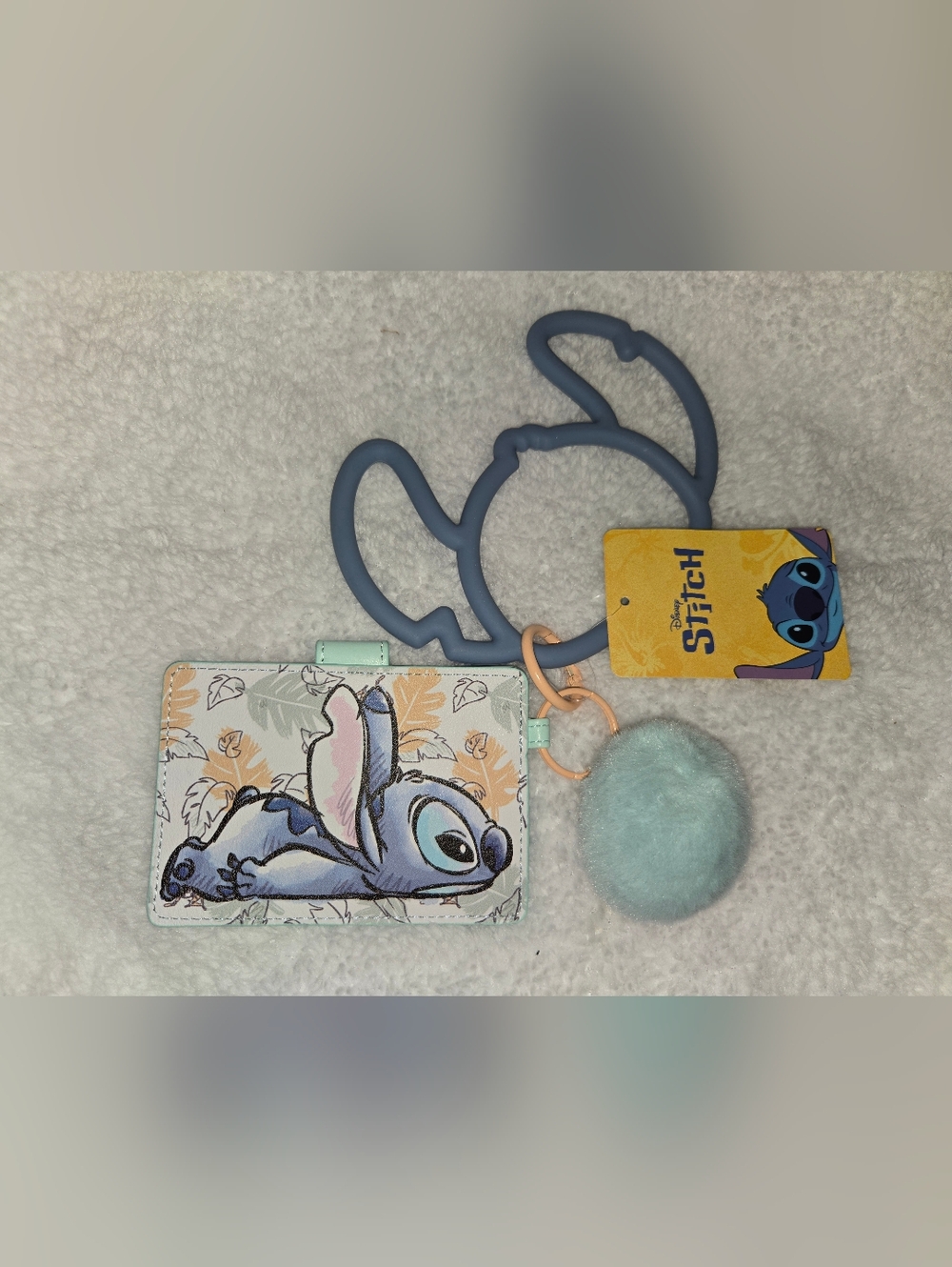 Bioworld Disney Stitch Molded Wristlet Card Wallet
